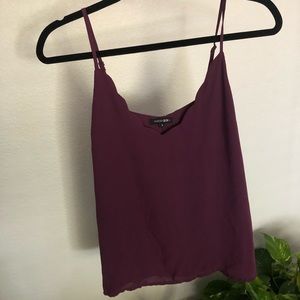 Scallop Tank Top